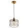 Lamp Bayerlux "Rumba" E27 40W gold 18x18x12-112cm