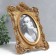 Photo frame Polystone 10x15 cm "Flowering of roses" gold 18x25 cm