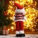 Soft toy "Santa Claus-Pussat" 12x40 cm, red