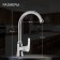 Kitchen mixer Zein Z2483, cartridge ceramics 35 mm, high spout, chrome