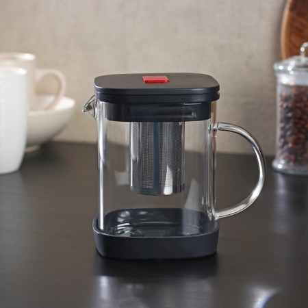 Housing glass teapot "Hugge", 600 ml, with metal sieve