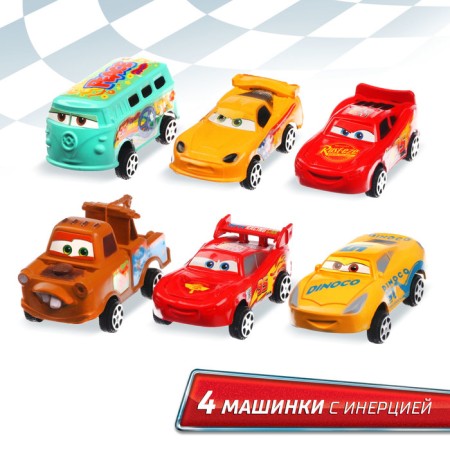 Набор машин 12 шт, Тачки-1