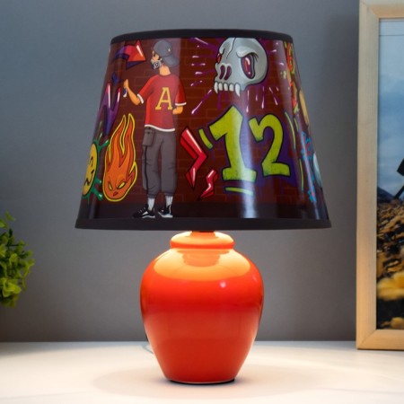 Graffiti table lamp E14 15W Red Risalux-1