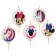 Candle for the cake "Happy Birthday!", 5 pieces, Minnie Mouse and unicorn