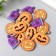 Decor for creativity Rubber "Pumpkin for Halloween" set of 15 pcs mix 2.8x3 cm