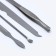 Manicure set "braid", 7 items, in a case, color mix