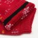 Women's socks "Snowflakes", burgundy color, size 23-25
