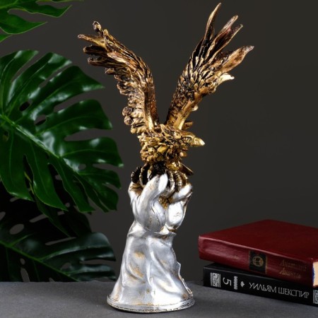 Figure "Eagle Hunting" Bronze, 38x22cm-1