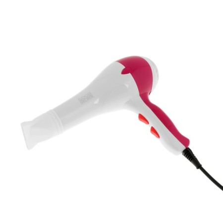 Hoodhelper HD-1601, 1600 W, 2 speeds, 2 temperature conditions, white-pink