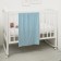 Knitted diaper, size 90x120 cm, blue color