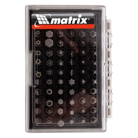 Набор бит Matrix 11387, с магнитным держателем, CrV, 61 шт.-1