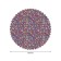 Tablepy “Retro toys”, round, Saten, d = 150 cm on the table
