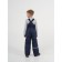 Baby pants insulated, height 116 cm, dark blue color