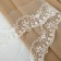 Lace on a grid, 50 mm × 11 ± 1 m, ivory color