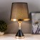 Celeste table lamp E27 40W black and gold 25x25x42.5 cm Risalux