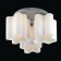 Ceiling Ceiling ST LUCE. SL116.502.03. ONDE. 3x60 watts, E27, 38x38x25 cm, silver color