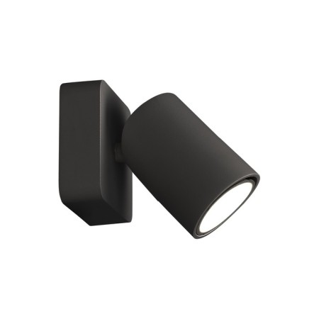 Wall-flowing lamp Mantra Sal, GU10, 1x10W, 128x80x80 mm, matte black color