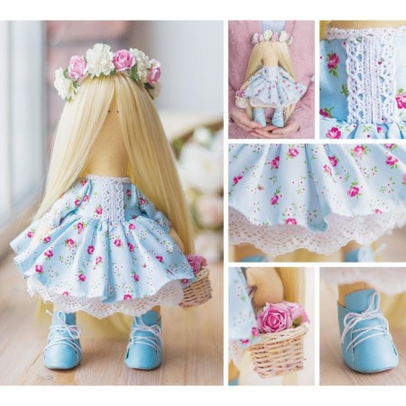 Sewing kit. Interior doll "Maya", 30 cm-4
