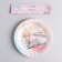 Paper plate me to you, set 6 pcs., 18 cm, watercolor
