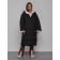 Coat insulated winter female, size 46, black color