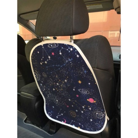Protective cape on the back of the car seat "Space bodies"