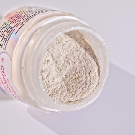 Glitter water -soluble Konfinetta "Pearl" for decorating desserts, drinks, 5 g.-2
