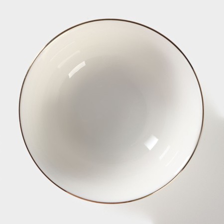 Porcelain “Golden Line”, 240 ml, D = 10.5 cm, white color-1