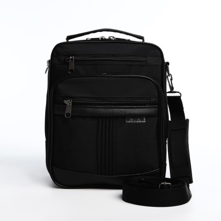 Male bag, black color-1
