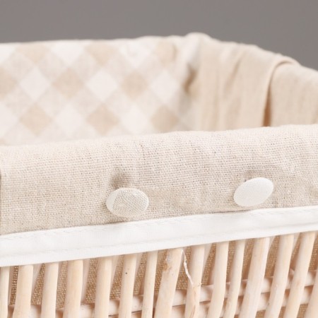 Stelly basket "Button", 35x27x15 cm, milk-3