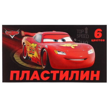 Plasticine 6 colors 60 g "Cars"-4