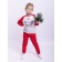 Pajamas: T -shirt, trousers, height 110 cm, multicolor color