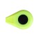 Winter fishing rod "balalaika" Us-2 whip polycarbonate, yellow color