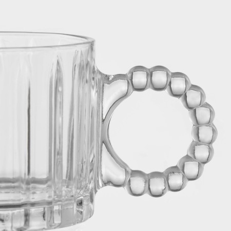 Chris mug, 250 ml, 13 × 7 cm, glass, transparent-1