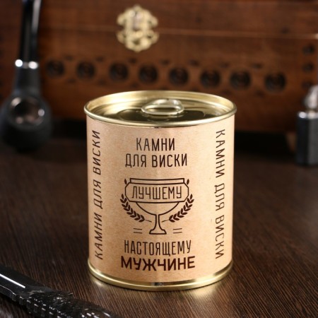 A set of stones for whiskey "best", in a tin can, 9 pcs.-3
