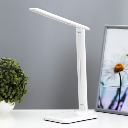 Light table lamp LED 6W 3000-6000K USB AKB White 12x17x33 cm Risalux