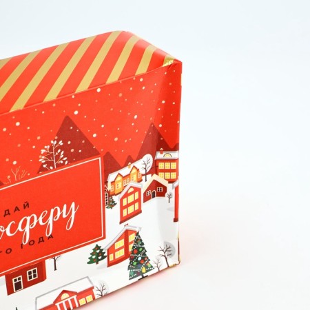 Candles in a glass with aromadiffusor New Year's “Magic New Year”, set, candles 2 pcs., Aromadiffusor 1 pc., Aroma pine-13