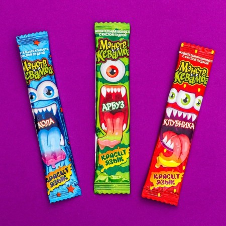 Chewing candy "Monster Zhevamba" Assorted, 8 g-1