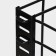 Frost Sastric Stand, 25 × 22 × 38 cm, black color