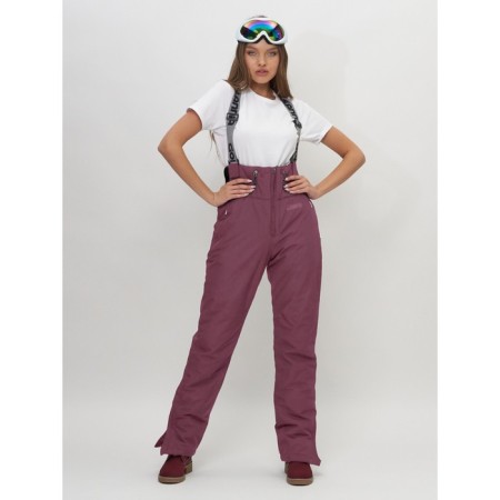 Ski -loving pants, size 42, burgundy color-1
