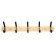 Hangers with five hooks Cappio VC107, black color