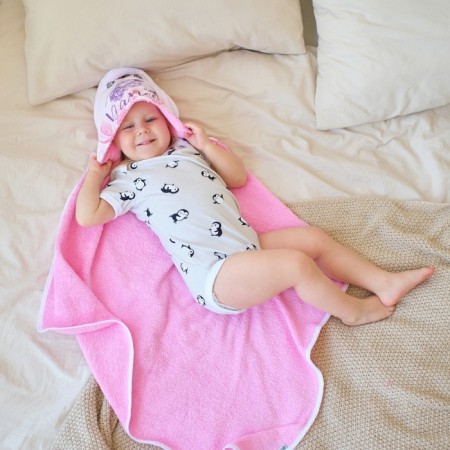 A children's crumb I "Flower Dancer", 75x75 cm, 100% cotton. 340g/m2-3