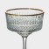 A set of glasses glass Elysia, 260 ml, 4 pcs, with a golden border