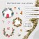 New Year sticker interior color "New Year's wreaths" 30x40 cm