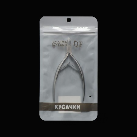 Manicure nippers for cutter “Premium”, double spring, 11.4 cm, blade length - 6 mm, silver color-9