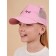 Children's cap, size 53-54, pink color