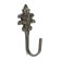Hook for curtains ks010, one -rod, bronze color