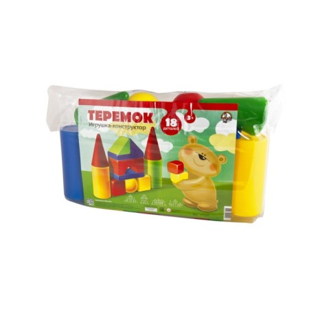 A set of cubes "Teremok", 18 elements