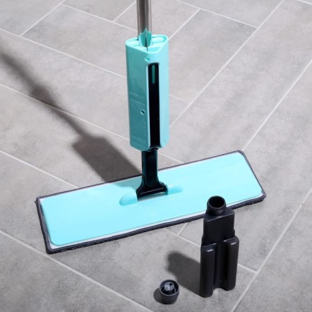 Paul wash with a spray and brush, a microfiber nozzle 41 × 14 cm, a steel show 120 cm, blue color-8