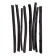 Natural willow drawing coal 8 pcs, 3 - 9 mm diameter, length 100 mm, "Podolsk goods for artists", in a cardboard box