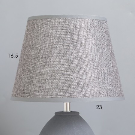 GELL LAM "Jia" 1x40W E14 gray 22x22x34cm-2